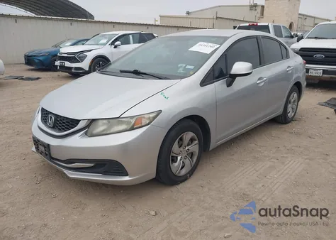 2013 Honda Civic Lx from USA, damaged, VIN 19XFB2F54DE053980